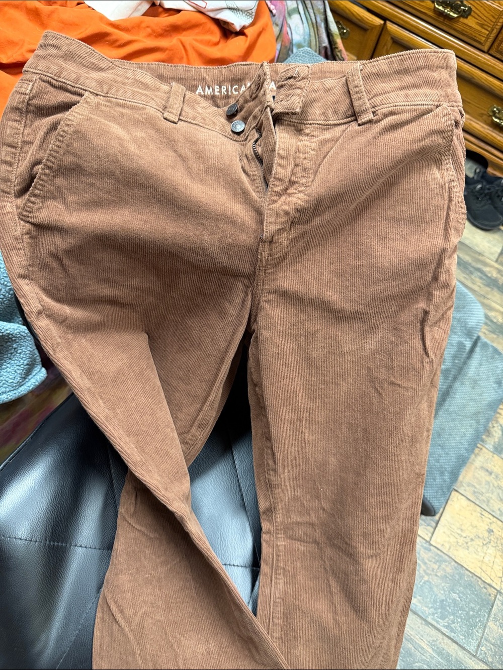 American Eagle Brown Corduroy Pants
